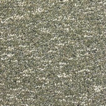 Bouclé fabric sample in muted olive tones features a dense looped pile and cream-colored accents, identified as Moroso A5707 – bouclé col. – l1765.804.